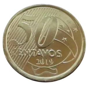 Moeda 50 Centavos 2019 Brasil - FC