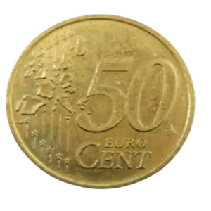 Moeda 50 Cents Euro 2002 - Alemanha