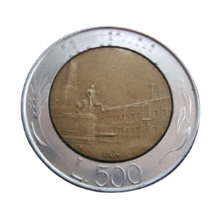 Moeda 500 Liras 1984 - Itália