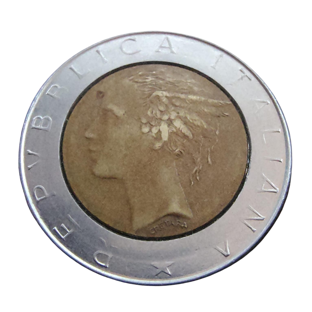 Moeda 500 Liras 1984 - Itália - Imagem 2