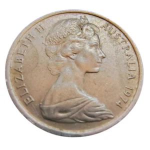 Moeda 5 Cêntimos 1974 - Austrália