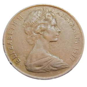 Moeda 5 Cêntimos 1977 - Austrália