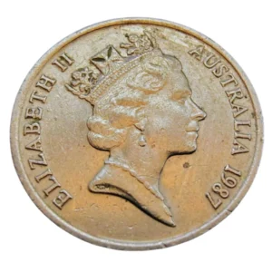 Moeda 5 Cêntimos 1987 - Austrália