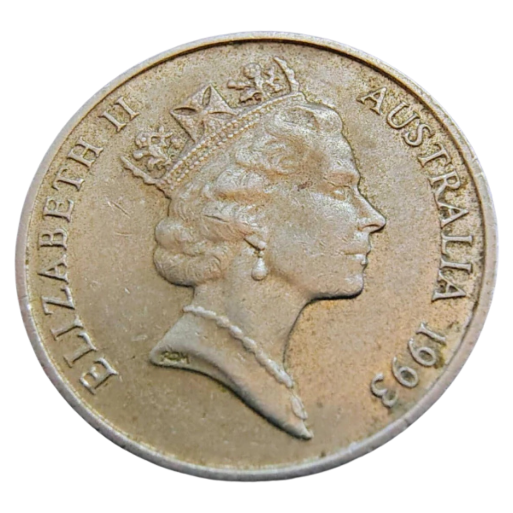 Moeda 5 Cêntimos 1993 - Austrália - Imagem 3