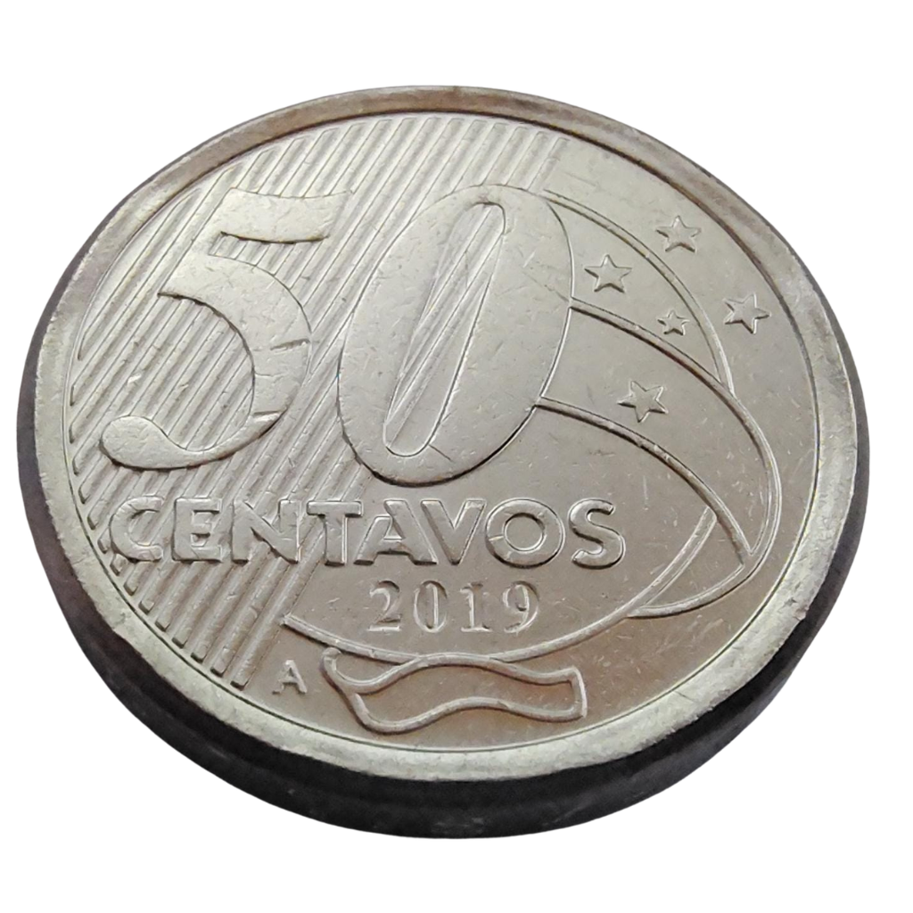 Moeda 50 Centavos 2019 Letra A Brasil - FC - Imagem 3