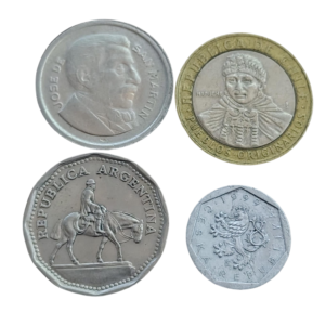 Set com 4 moedas L 101