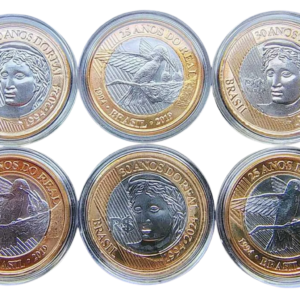 Moedas comemorativas do Plano Real 25/30 anos