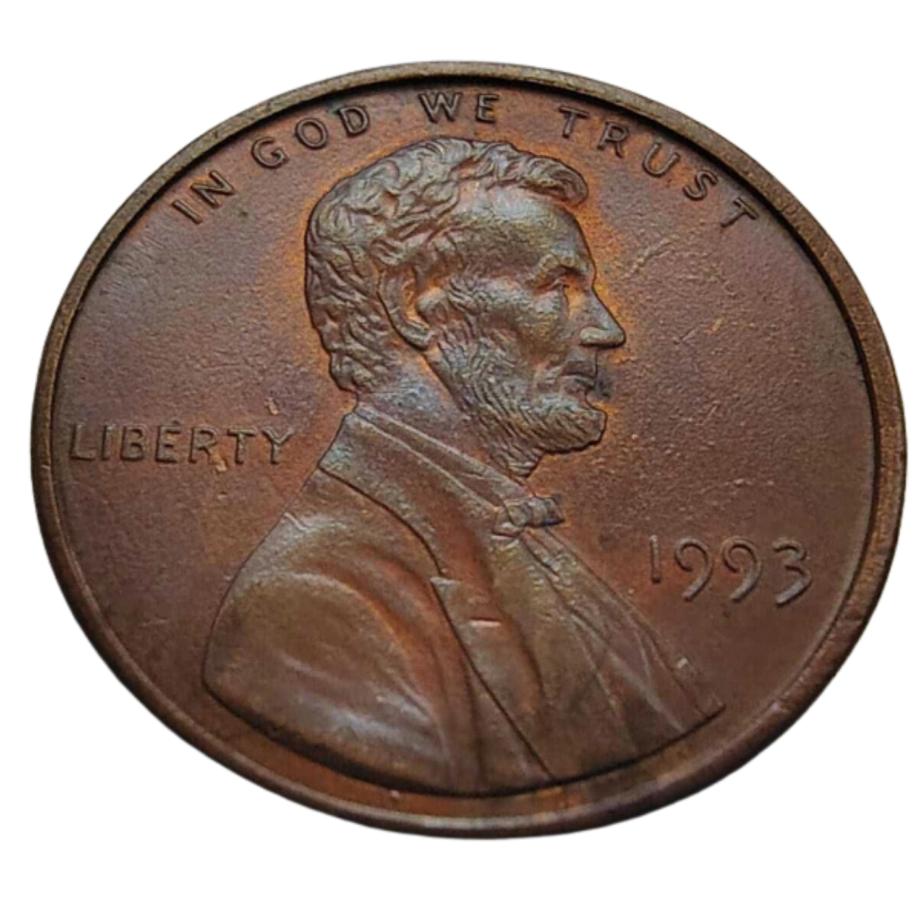 Moeda 1 Cent 1993 - EUA - Imagem 2