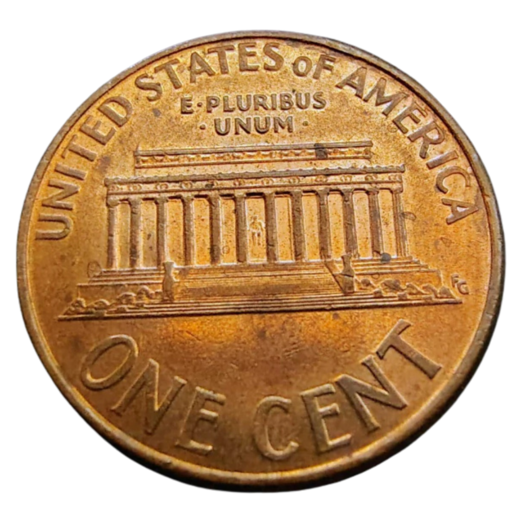 Moeda 1 Cent 1999 - EUA - Imagem 2