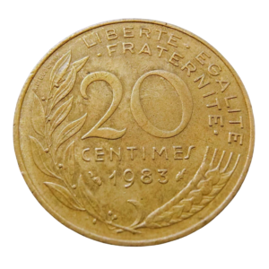 Moeda 20 Cêntimes 1983 - França