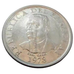 Moeda 10 Guaranis 1978 FAO - Paraguai