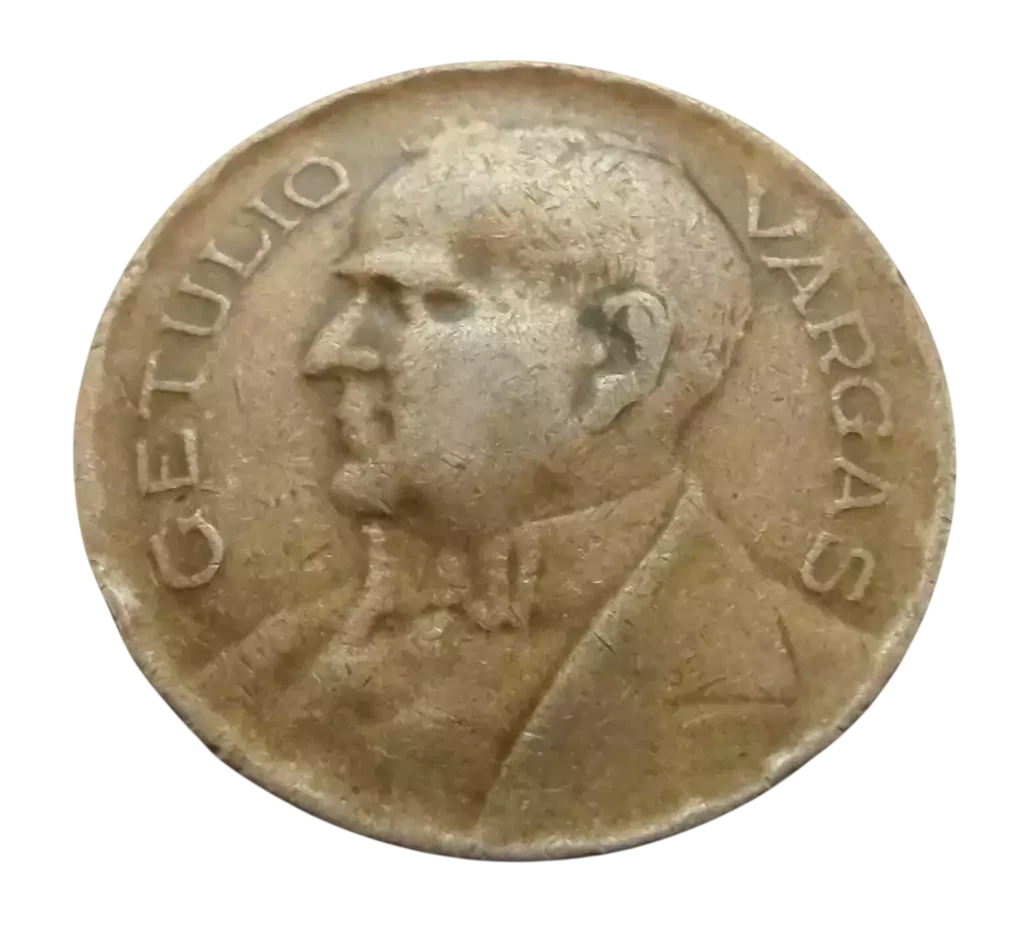 Moeda 400 Réis 1942 Níquel Rosa Brasil - MBC