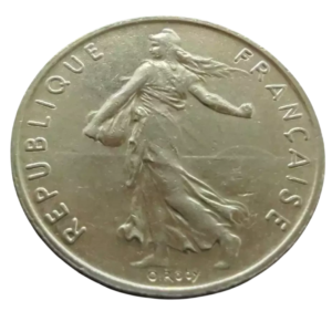 Moeda 1/2 Franco 1995 - França