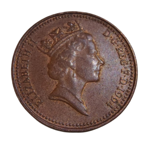Moeda 1 Penny 1994 Reino Unido