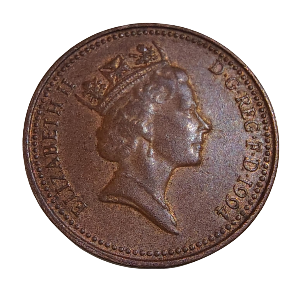 Moeda 1 Penny 1994 Reino Unido
