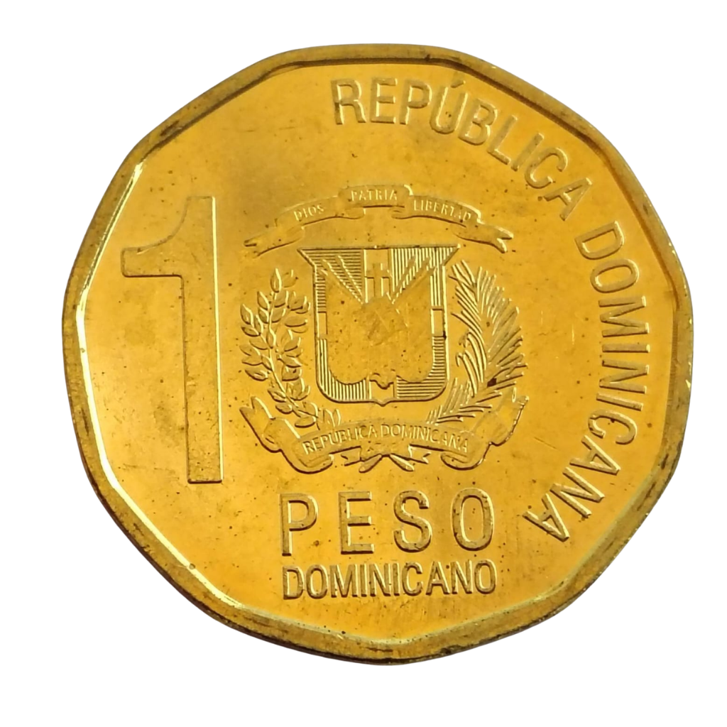 Moeda 1 Peso 2021 República Dominicana