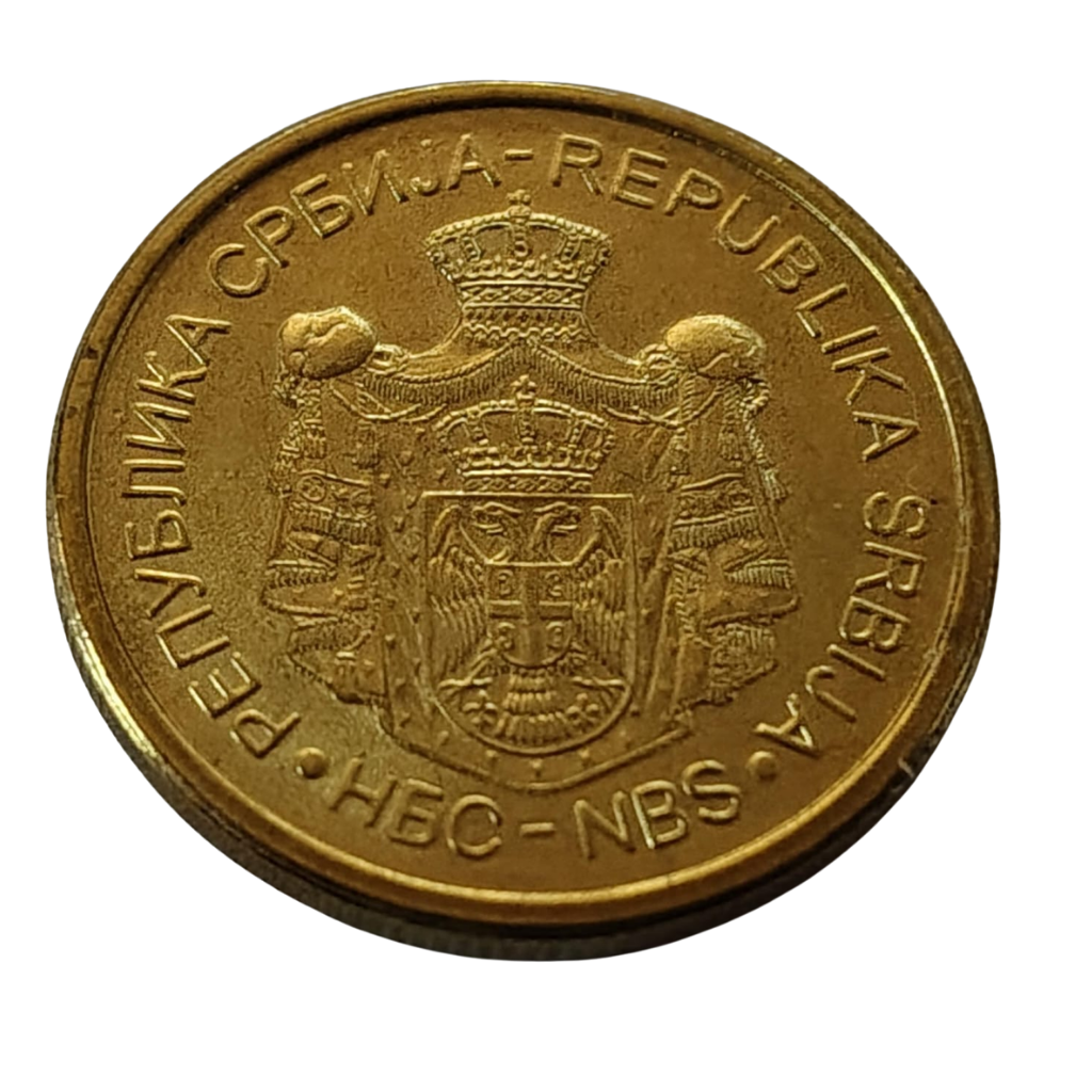 Moeda 2 Dinares 2024 Sérvia - FC - Imagem 2