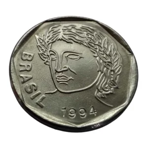 Moeda 25 Centavos 1994 Brasil - Flor de Cunho