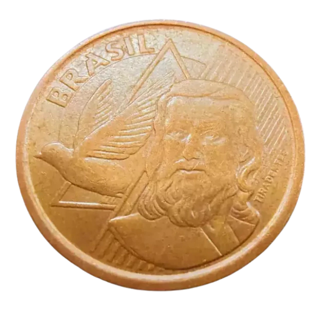 Moeda 5 Centavos Brasil 2017 - Imagem 2