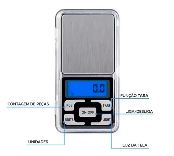 Kit Numismática - Álbum 630 Divisórias + Balança + Paquímetro MTX + Lupa 40x - Imagem 7