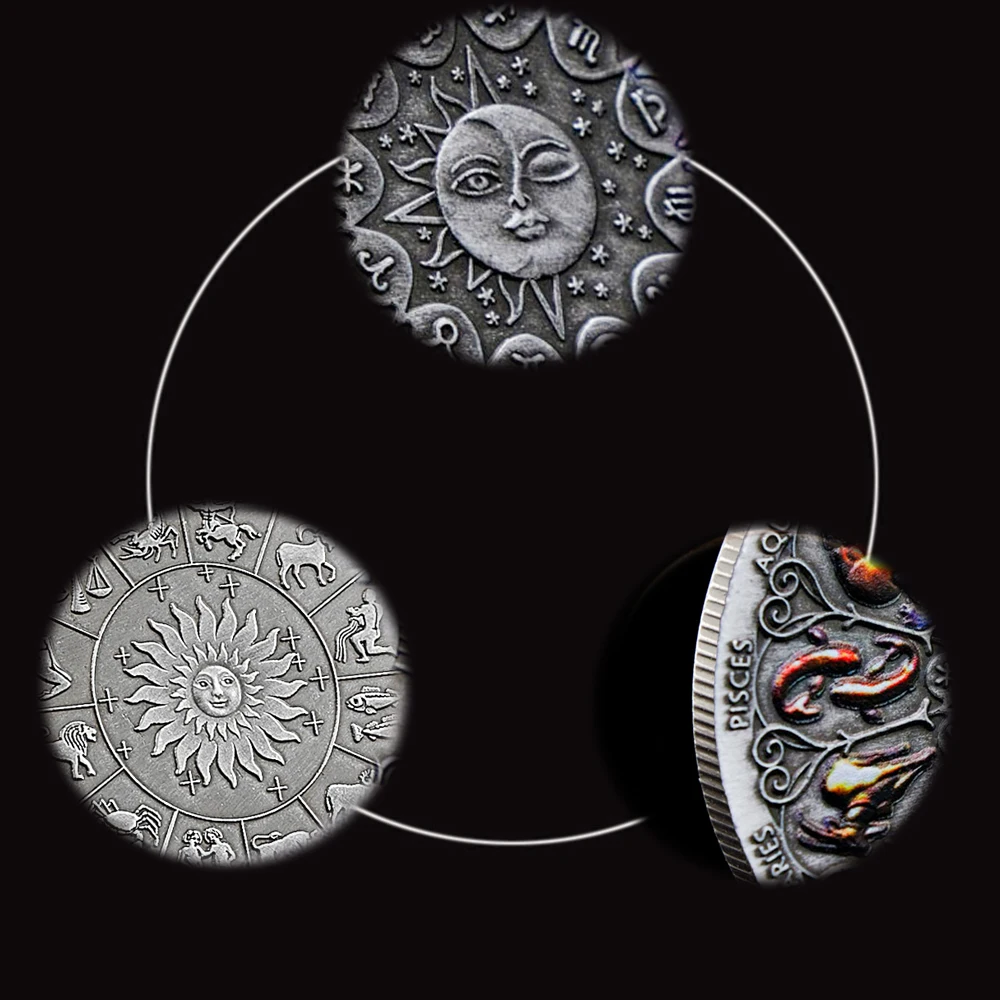 Medalha 12 Signos do Zodíaco - Imagem 4