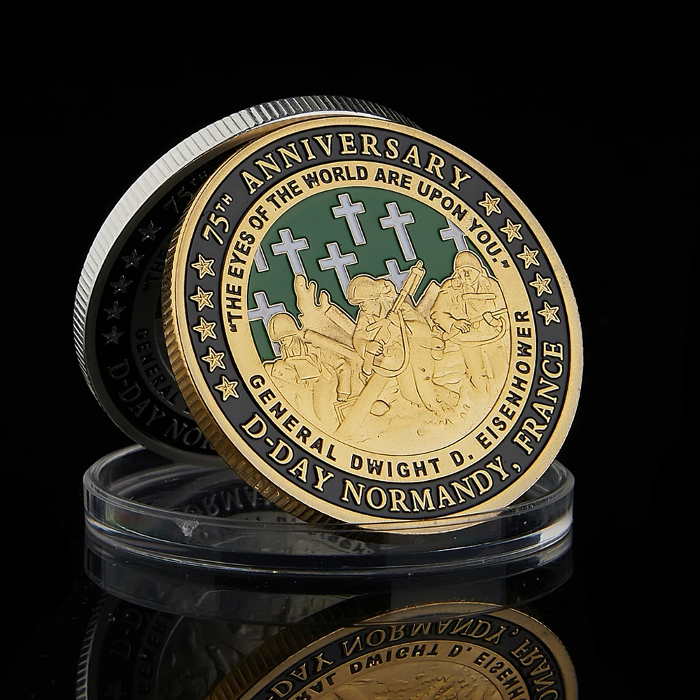 Medalha Comemorativa 75 Aniversário D-Day Normandia - FC - Imagem 2
