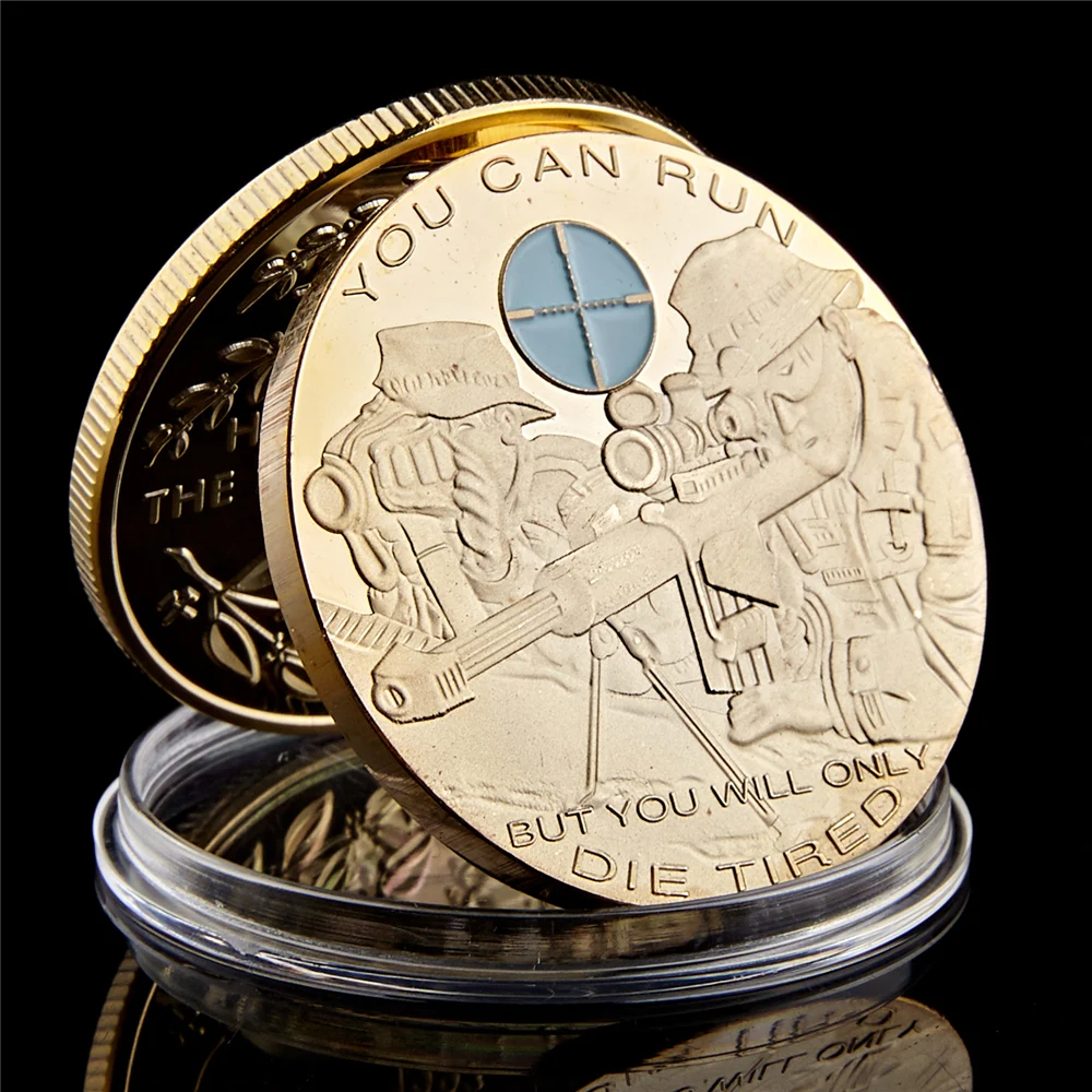 Medalha Comemorativa Sniper Atirador de Elite Exército EUA - FC - Imagem 2