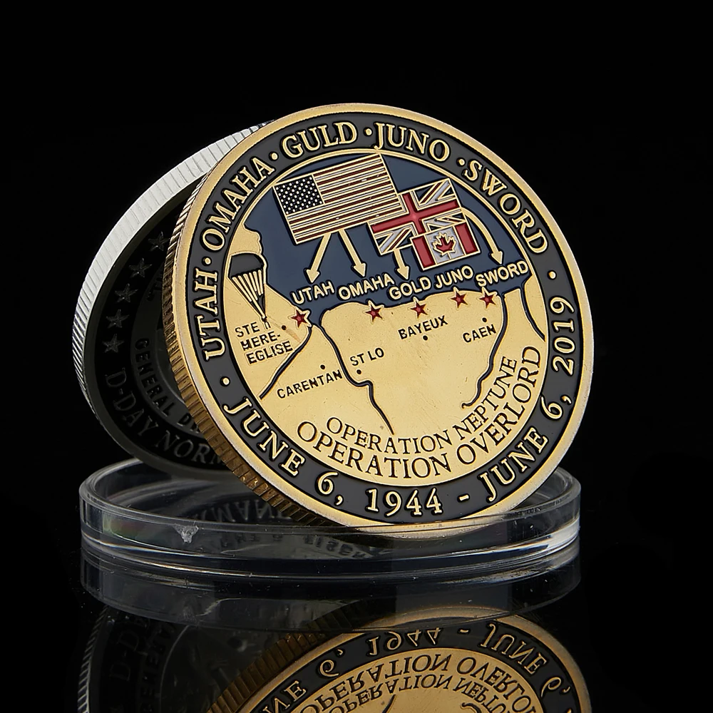 Medalha Comemorativa 75 Aniversário D-Day Normandia - FC