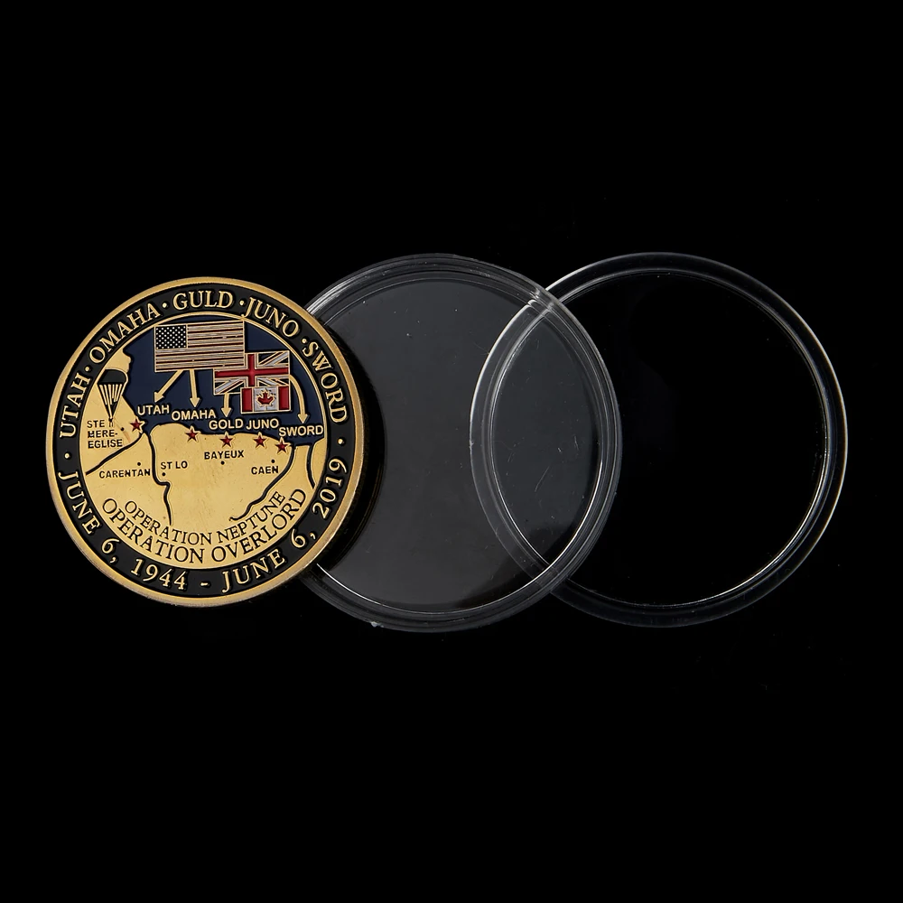 Medalha Comemorativa 75 Aniversário D-Day Normandia - FC - Imagem 3