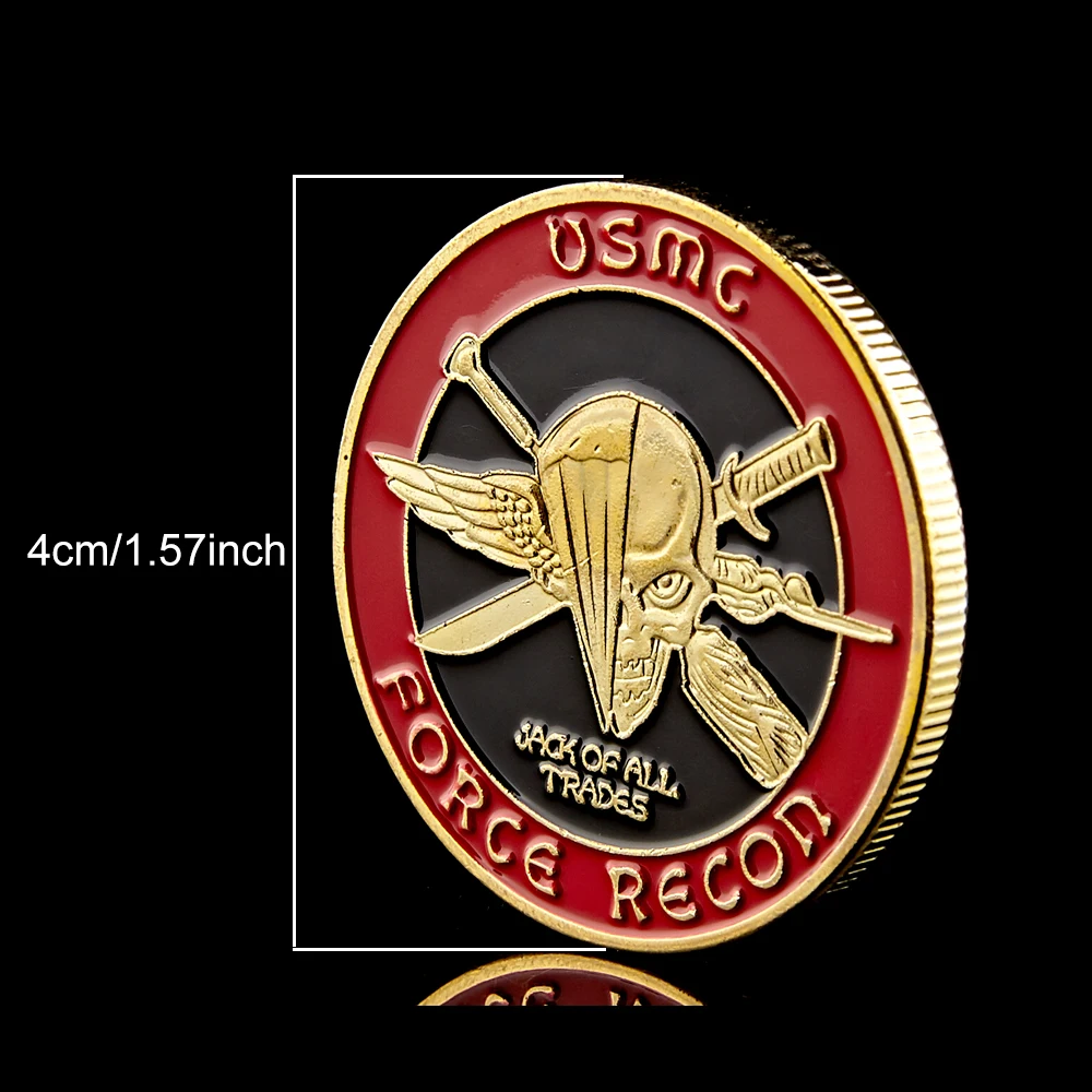 Medalha Comemorativa Corpo de Fuzileiros Navais EUA- FC - Imagem 4