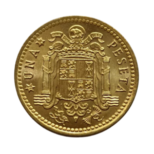 Moeda 1 Peseta 1966 Espanha
