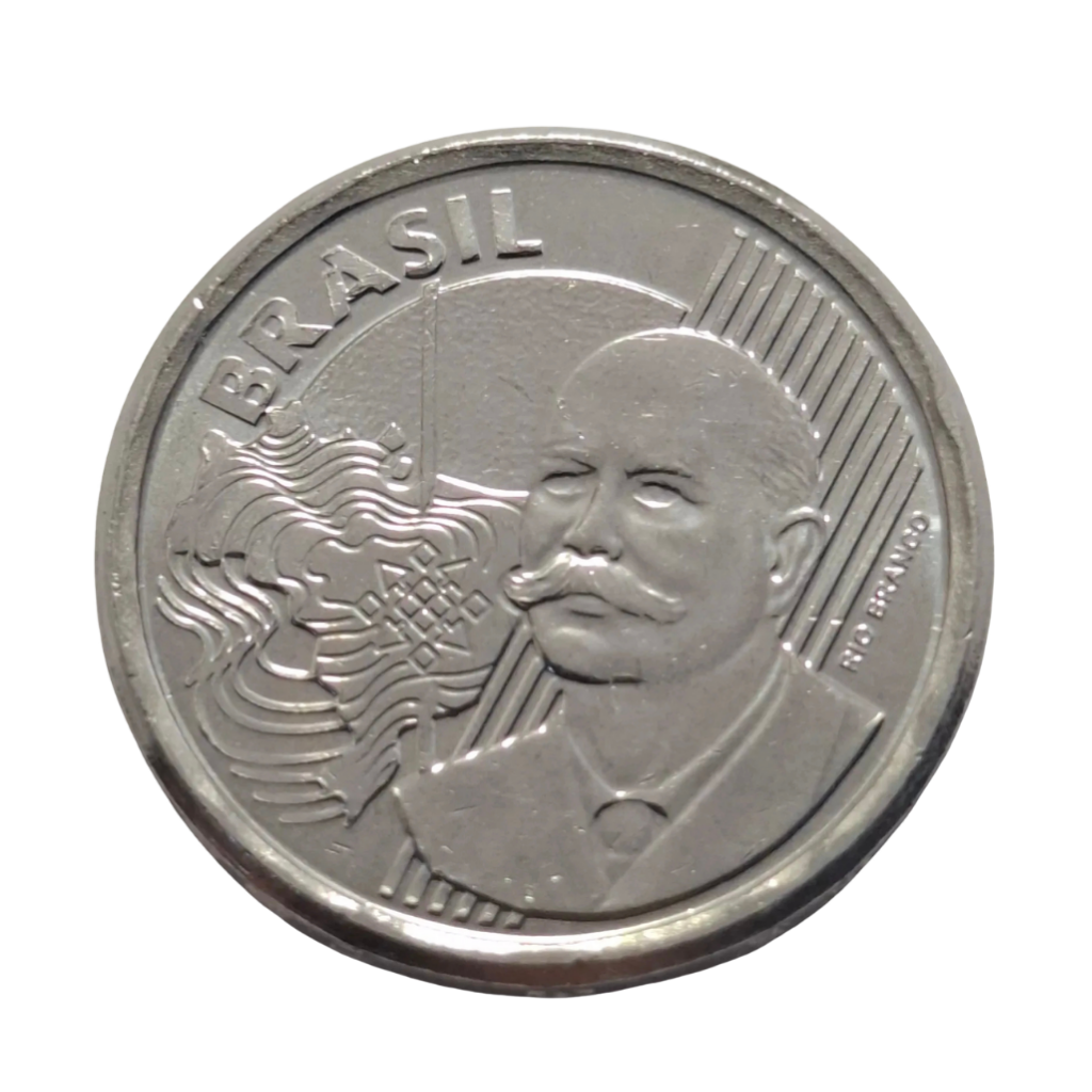 Moeda 50 Centavos 2025 Brasil - FC - Imagem 2