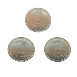Set de Moedas de 1 Cruzado