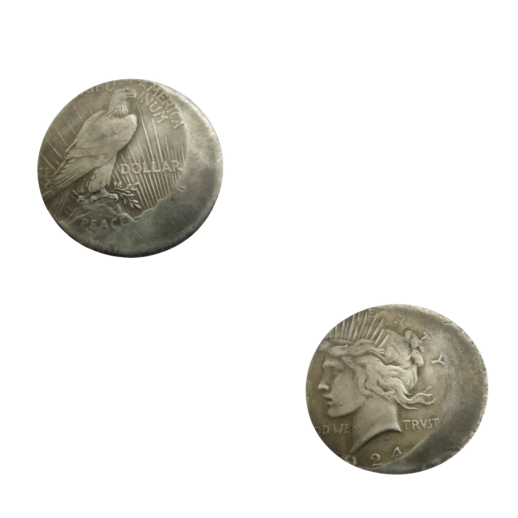 Set com 4 Moedas Dólar Anomalia Boné - Imagem 4